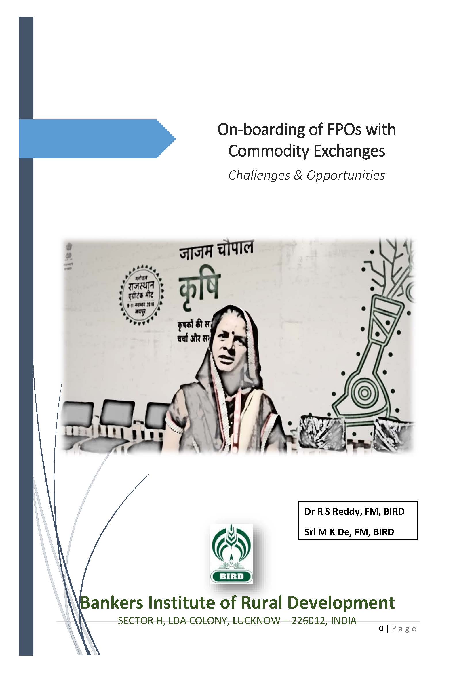 On-boarding of FPOs with Commodity Exchanges Challenges & Opportunities