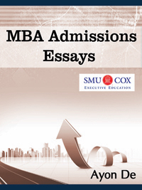 MBA Admissions Essays - SMU COX